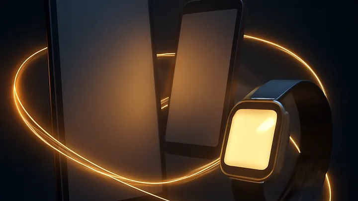 HI77 COM Multiple devices floating in harmony